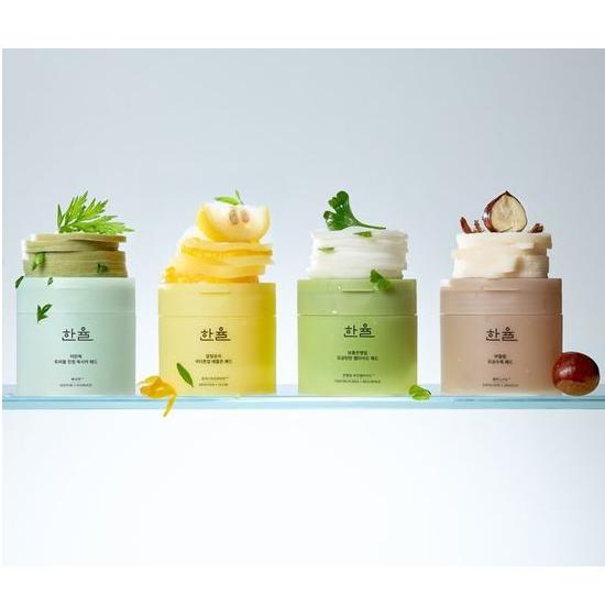 Hanyul Pad 60+10 Sheets Plan 4 types to choose from (Young Mugwort Trouble Soothing/Moonlight Yuja Vita Tone Up)