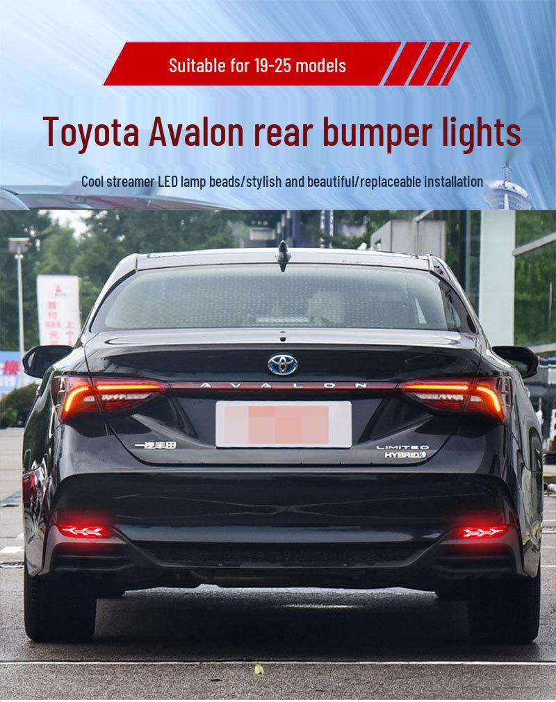 LED-Bremsleuchten für die hintere Stoßstange des Toyota Avalon (2019–2025)
