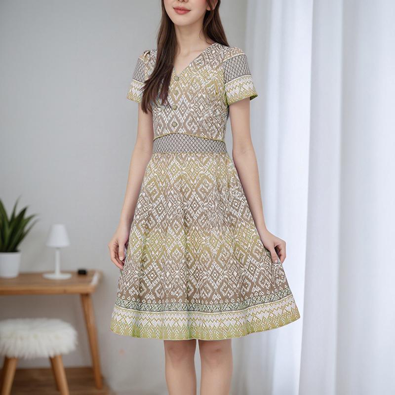 

ZANZEA Женское повседневное летнее платье с V-образным вырезом и коротким рукавом с принтом 5XL