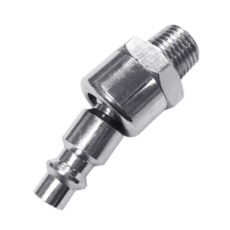 Industrial 1/4 inch-NPT Male Thread Swivel Air Plugs Air Hose-Fittings Universal