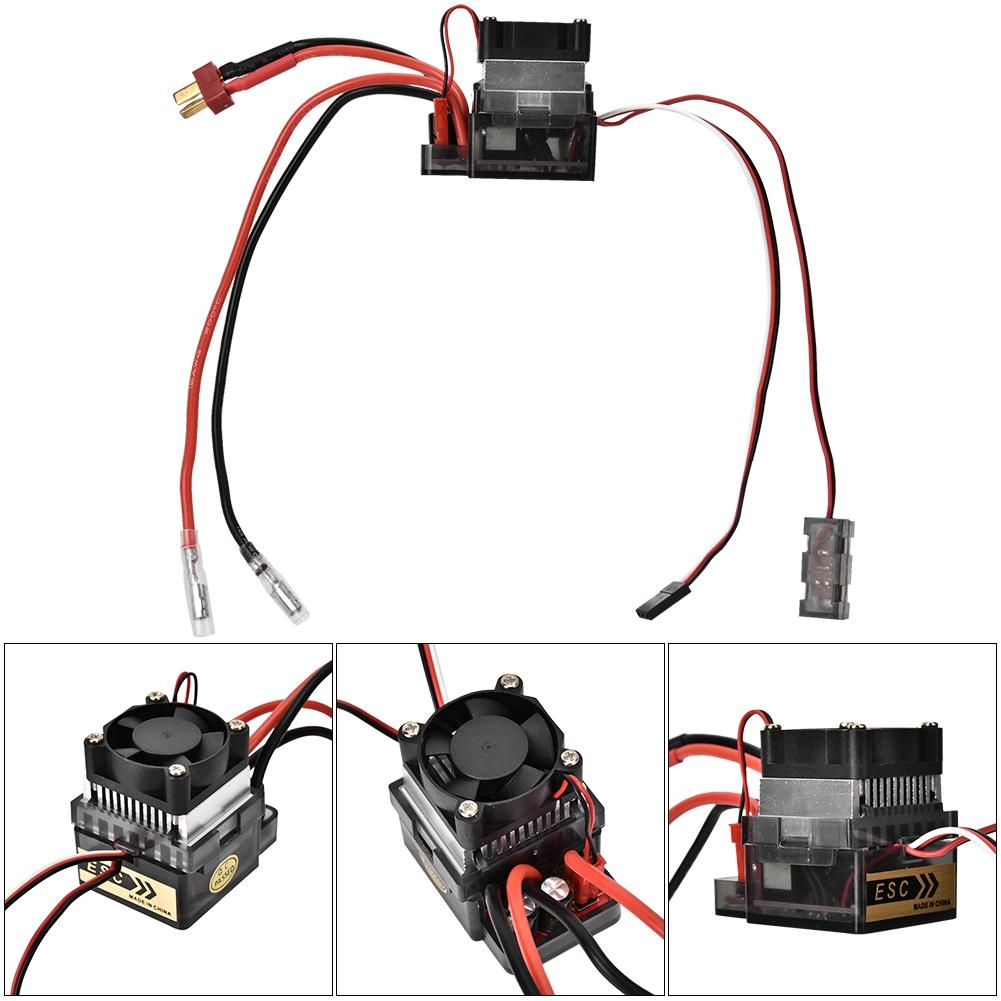 High Voltage 320A Waterproof Brushed ESC Electric Speed Controller with Fan for RC Model