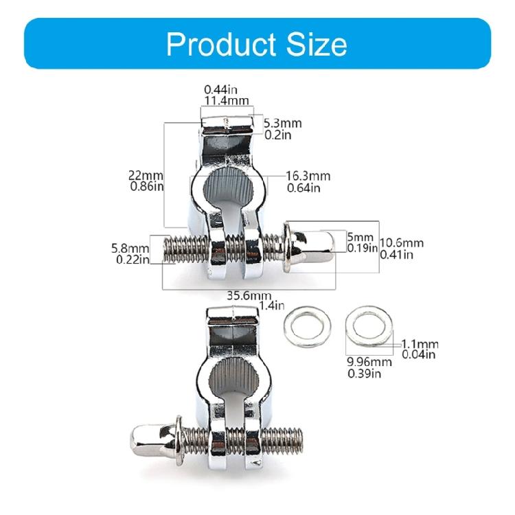 2Pcs Drum Clamp Connector Metal Clamp Drum Expansion Clip Drum Set Pipe Clamp Hardware Percussion Instrument Parts