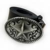 Western Belt Buckle Five-Pointed Star Belt Buckle Belt Accessories  Christmas Gift for Men Women