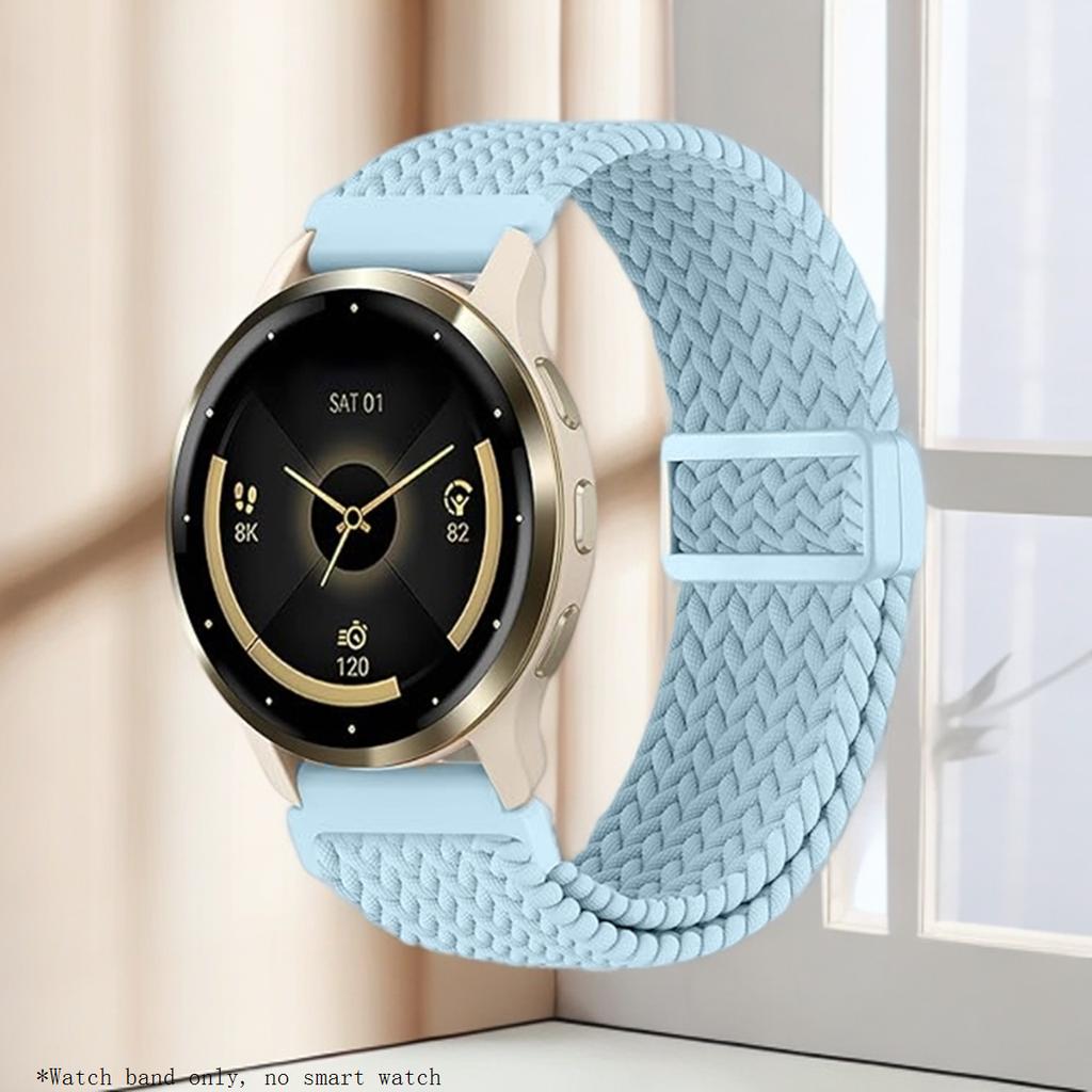 Braided Nylon Strap Suitable for HONOR Choice Watch 2i with Plastic Magnetic Buckle, Adjustable Sports Strap for Men and Women