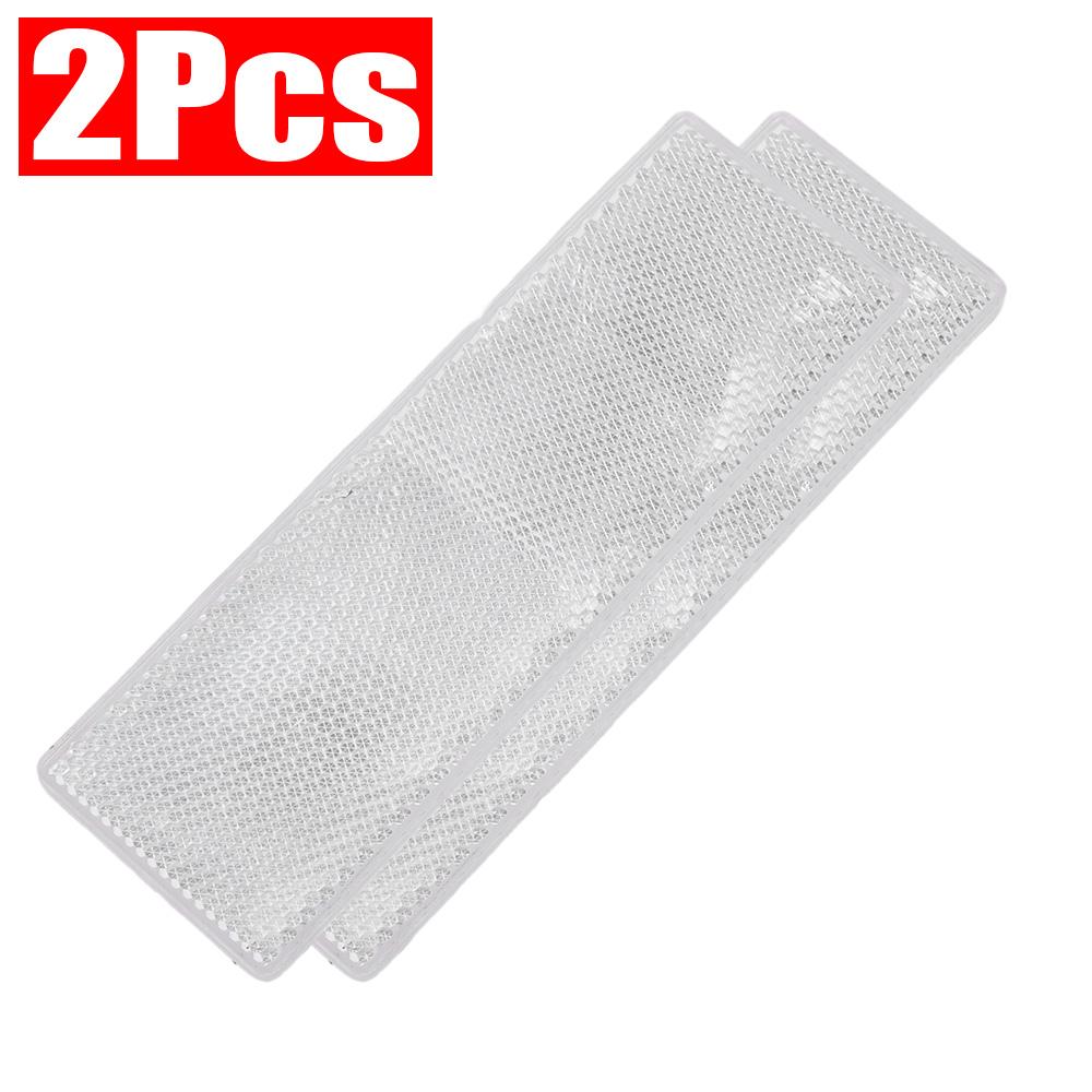 Reflective Strips Night Safety Warning Tape Plastic Truck Reflective Stickers Red and White Reflector Decorative Stickers 1-5PCS