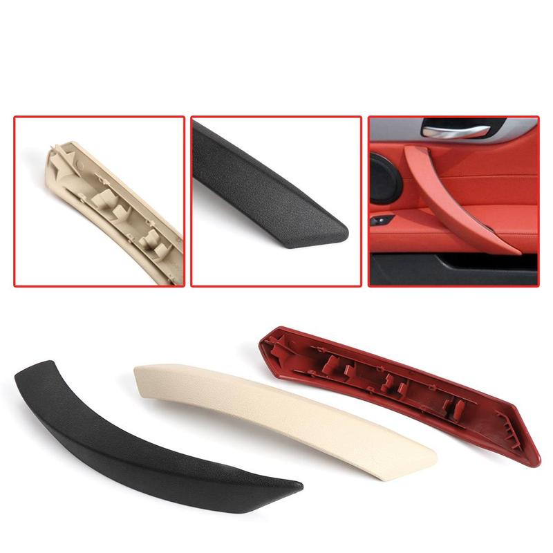 LHD Red Black Beige Car Interior Passenger Door Pull Handle Cover Trim Replacement For BMW Z4 E89 51419186731