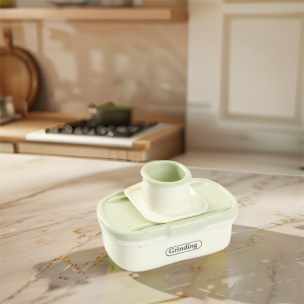 Manual Ginger Grinding Grater 2 in 1 Garlic Smasher Vegetable Slicer  Baby Complementary Food
