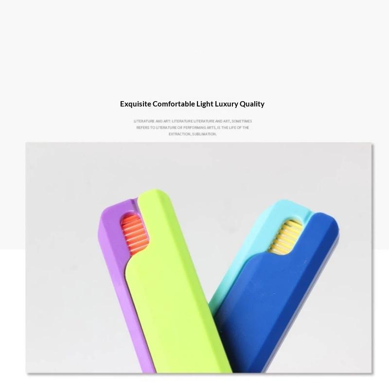 3D Gravity Straight Comb Small Radish Knife Comb Cute Stress Relief Fidget Toys Travel Out Portable Cute Model Butterfly Comb