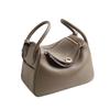 Pillow Bag Women's First Layer Cowhide Handbag Shoulder Bag Oblique Span Leather Doctor Bag Large Capacity Commuter Bowling Bag