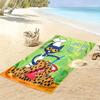 Pete Cat Dream  Print Beach Towel, Large Soft Quick Dry Towel for Beach Camping Swimming