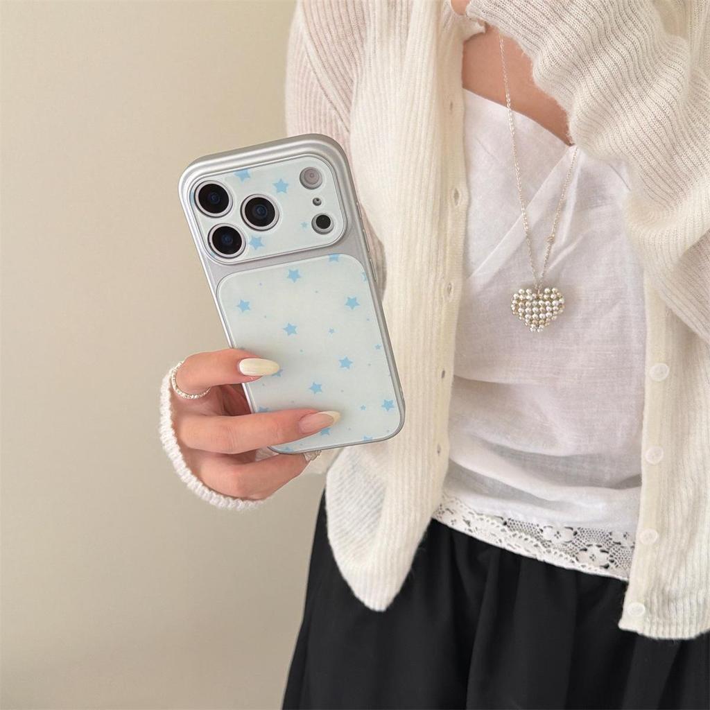 Large Window Star Anti-Fall Phone Case for iPhone 14/13 Pro Max