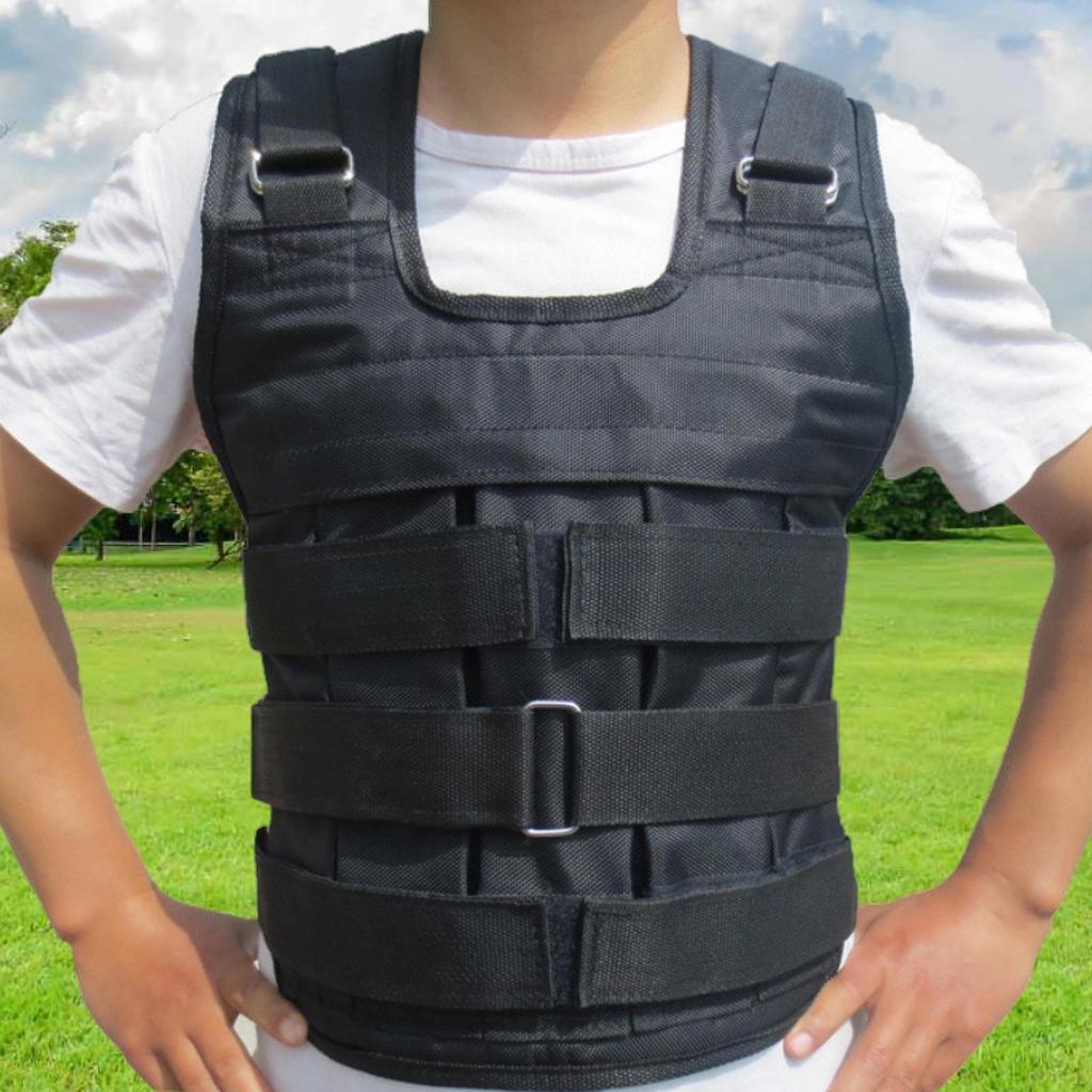 Nastavitelná Weighted Vesta Weight Loading Boxer Festcoat Cvičení bunda pro