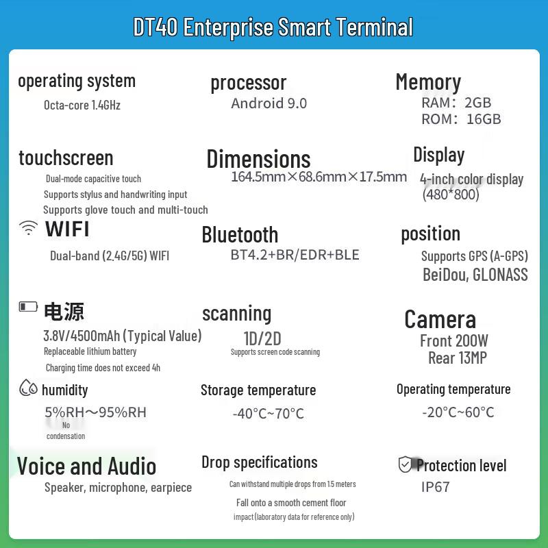 Urovo DT40 Industrial Handheld Data Terminal