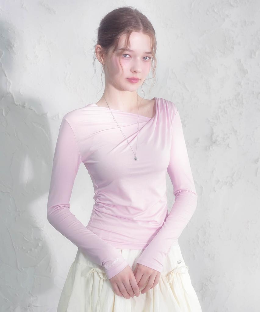 VIVACIOUS Dali Draped Tee_5 Colors