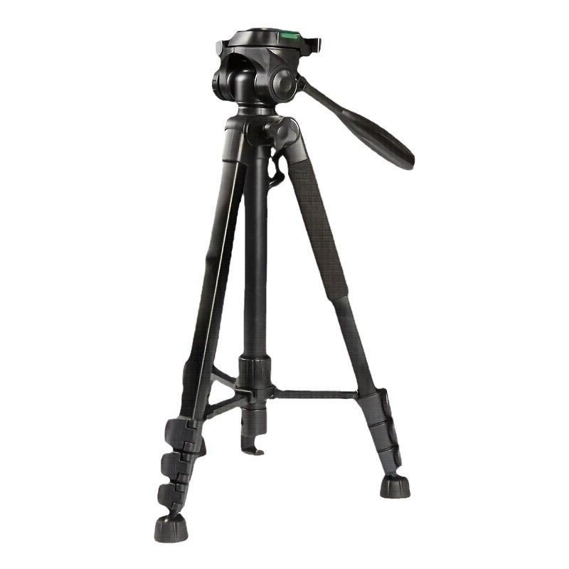 Travel Outdoor Photography Tripod for DSLR & Mobile, Vertical Shooting Live Stream Stand чёрный