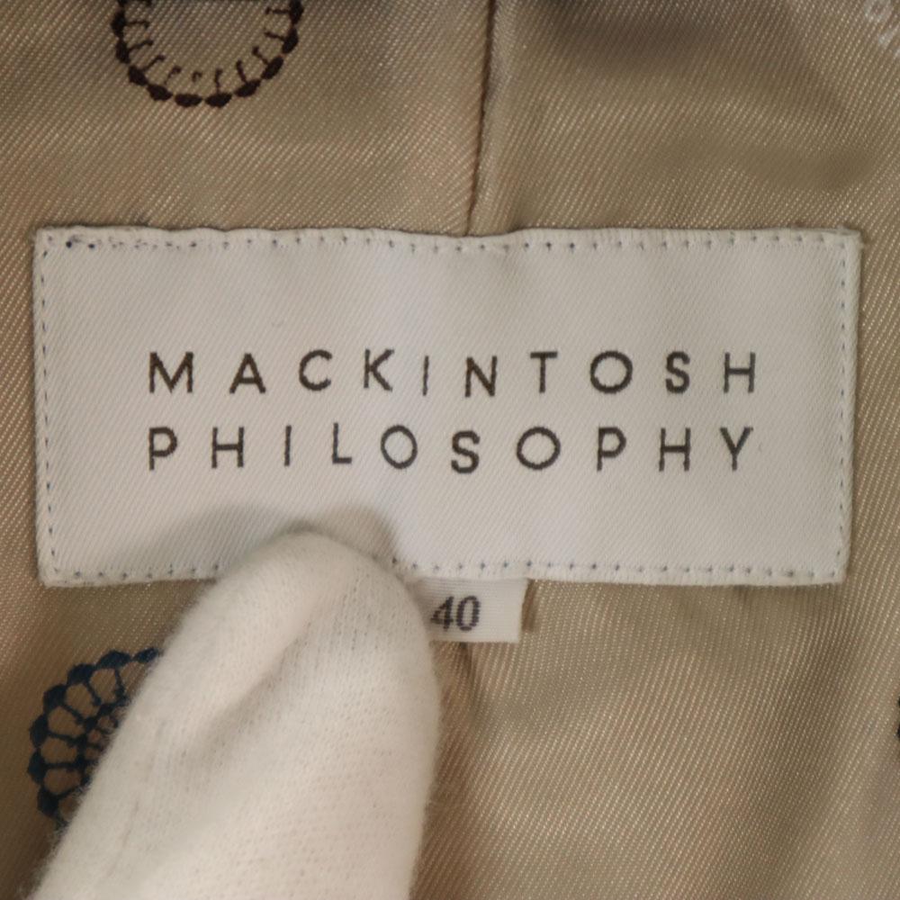 MACKINTOSH PHILOSOPHY made in Japan with liner Stainless collar coat 40 Men's Used