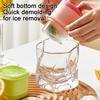 Silicone Ice Cube Mold with Lid Reusable Ice Ball Maker Large Flexible Ice