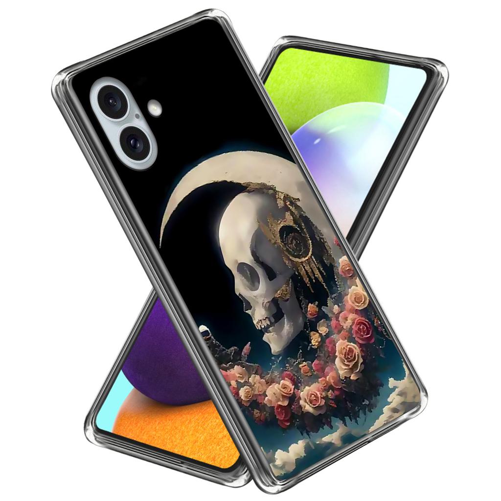 For iPhone 16 Plus Case Pattern Printed Shockproof TPU Phone Cover