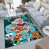 Gumball's World Adventure Carpet Office Decorative Carpet For Living Room Bedroom Door Mat Floor Rug Computer Chair Area Rug perfect holiday gift