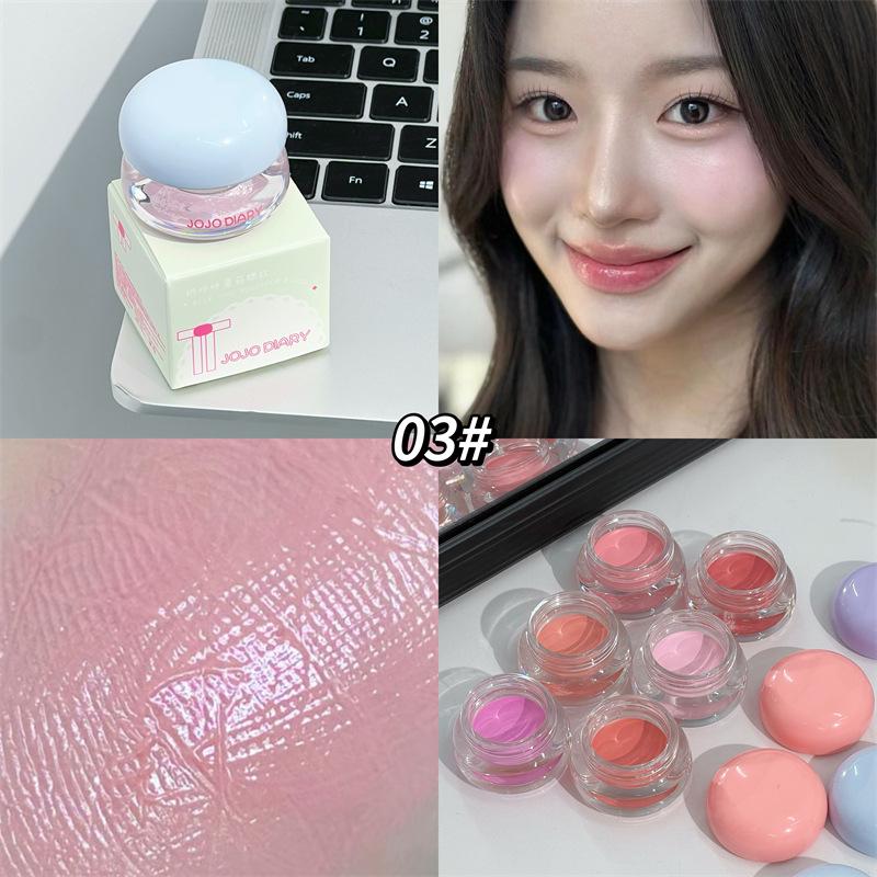 

Матовые румяна Yalin Jiujiu Soft Mist - Молочный оттенок, Низкая насыщенность, Нежная грибная кремовая пудра