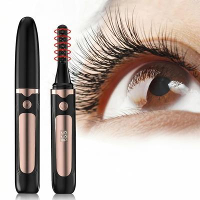 Par un recourbe-cils chauffant DYKL Rapide 4 Températures Recourbe-cils pour cils inférieurs Brûlure faciale USB LED [Coiffeur supervisé] - 10 secondes