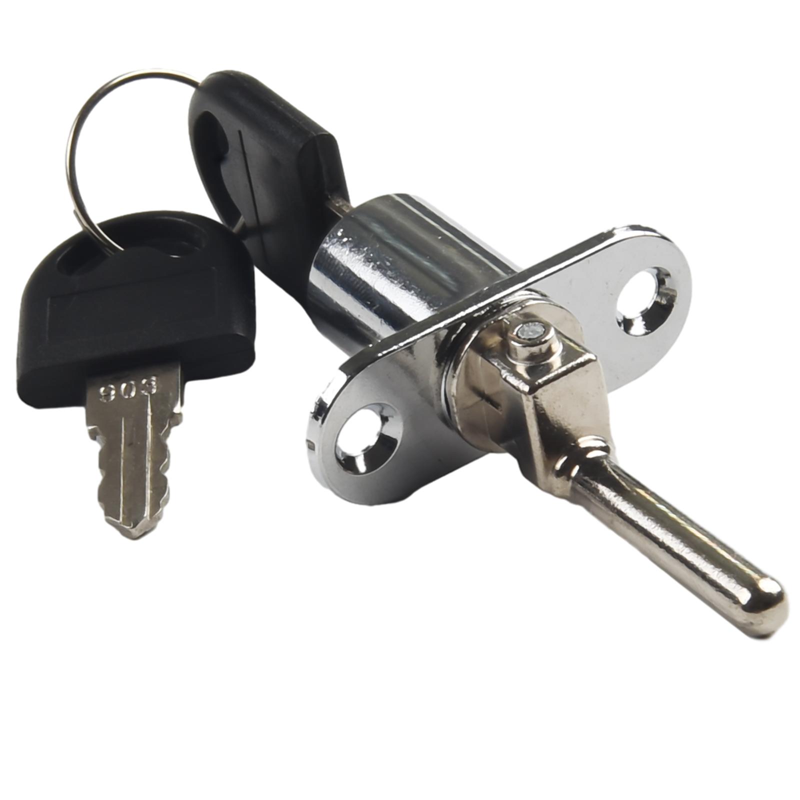 

Zinc Alloy Drawer Lock With 2pcs Keys Multi-layer Plating Anti-rust For Cabinet Bookcase Drawer Silver Cam Lock Home Hardwares China Mainland