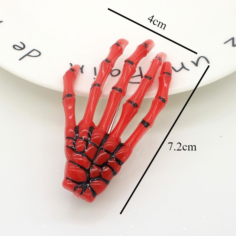 Kreative Halloween Handknochen Haarnadel Lustiger Kopfschmuck Haarnadel Kleid Haarschmuck Requisiten Accessoires