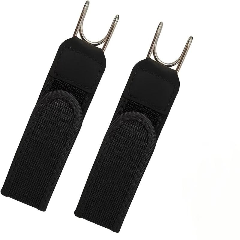 

2Pcs Tactical Hook Elastic Waistband - Buckle-free Invisible Waistband, Fixed with Velcro чёрный