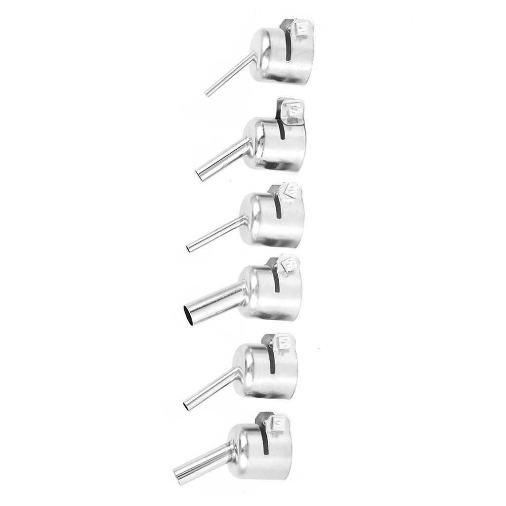 6Pcs Oblique Nozzle 850 for Hot Air Gun Soldering Desoldering Station Accessories