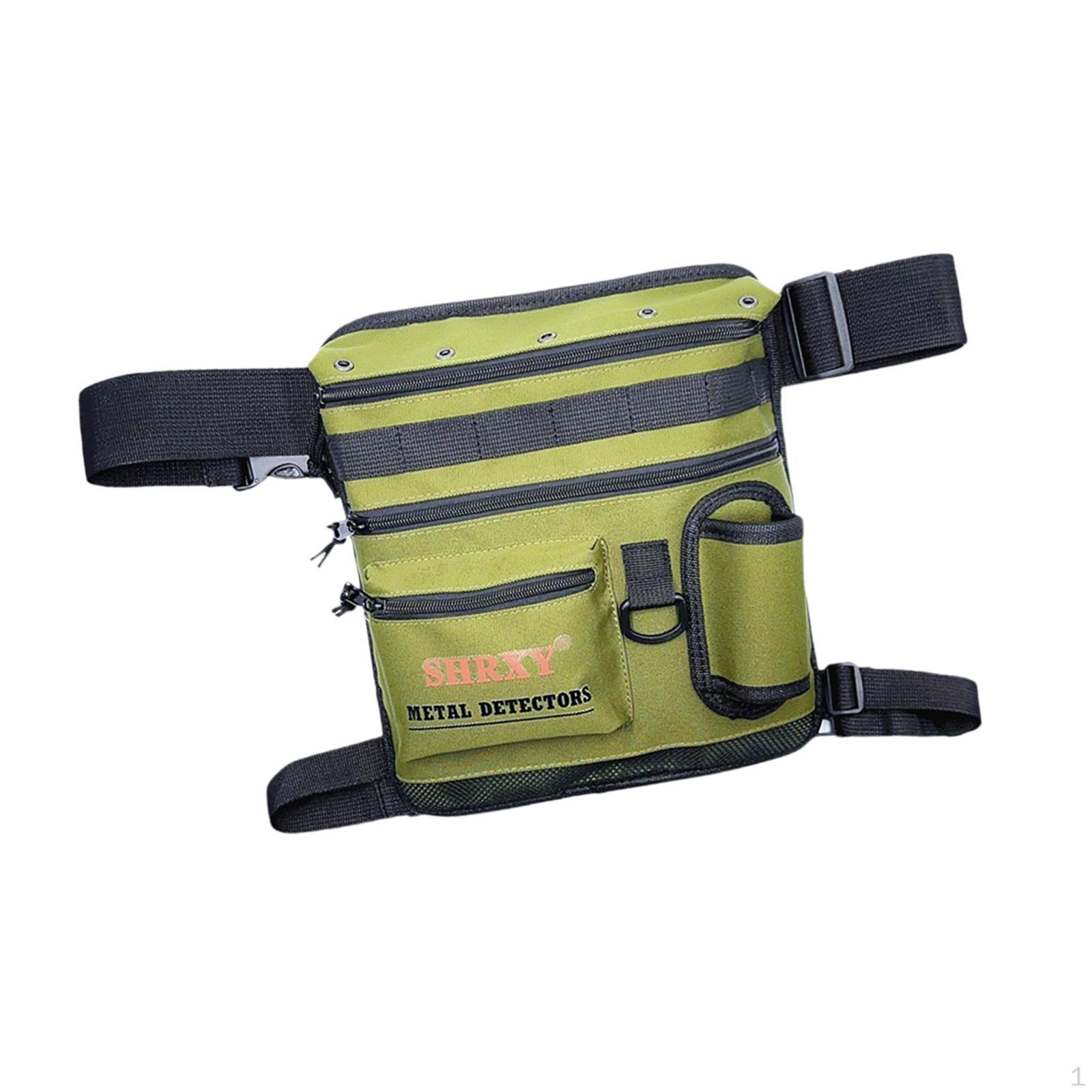 

Сумка на пояс для металлоискателя, сумка для переноски, многофункциональный органайзер Green