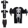 Skeleton Ghost Halloween Cosplay Costume Fancy Dress Party Children Adult Set