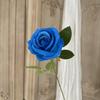 Rose Flower for Flower Arrangement Realistic Long Stem Fake Silk Rose