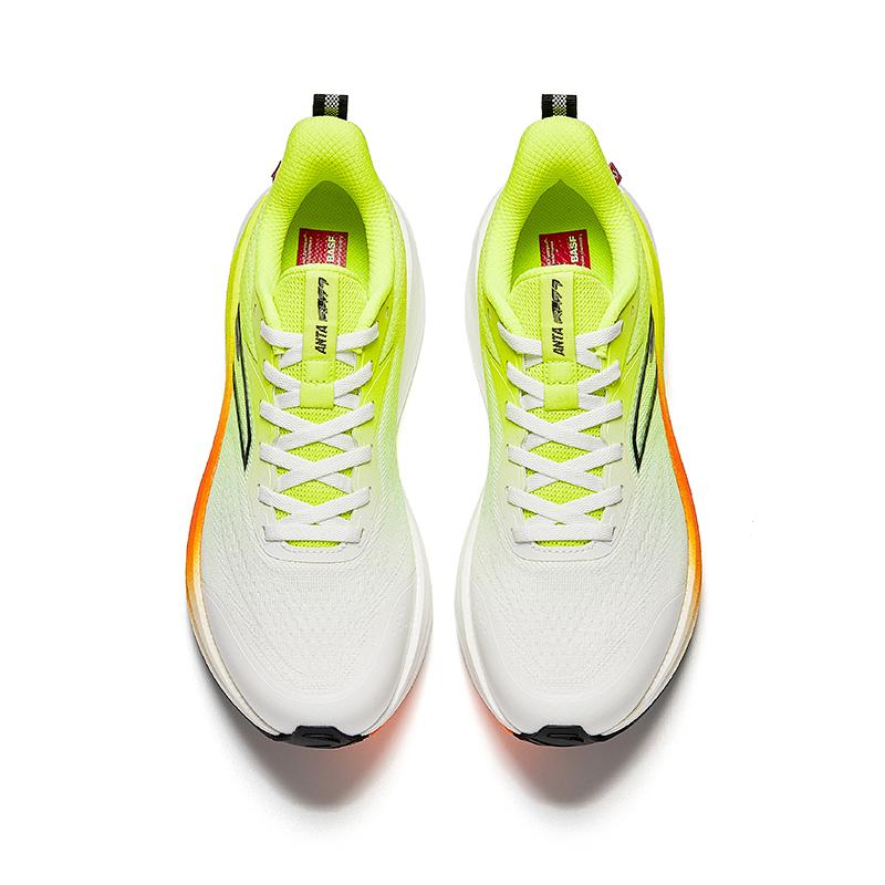 Anta Rocket 7 Running Shoes Men's Fluorescent Bright Lime/Papyrus White/Basic Black 112545581-5