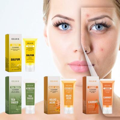 Facial Cleanser Foam Face Wash Remove Blackhead Moisturizing Shrink Pores Deep Cleaning Oil Control Whitening Skin Care