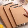 A4 & A5 Kraft Paper Notebook: Blank, Grid, Lined, Minimalist Retro Sketchbook