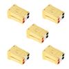 5Pcs Wire Quick Connector 3 In 6 Out OJ636 Yellow Male Female Plugin  for Light