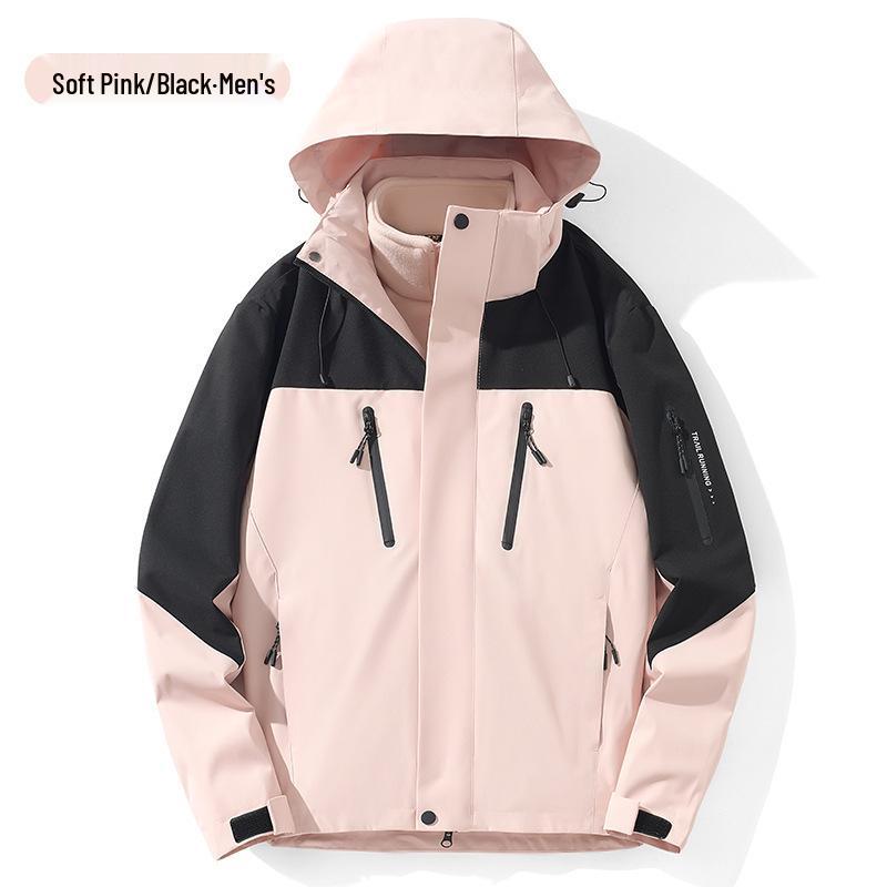 

Водонепроницаемая дышащая ветрозащитная пуховая парка 3-в-1 Woodpecker для мужчин и женщин - Идеально подходит для зимнего альпинизма S