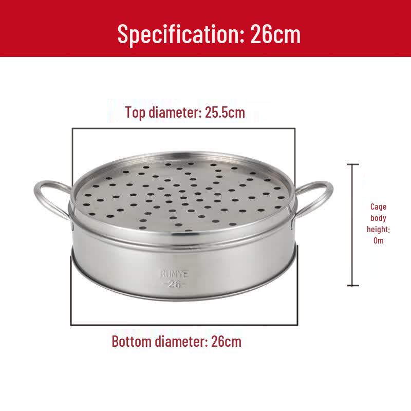 JingZhiFeng Thickened Stainless Steel Commercial Steamer