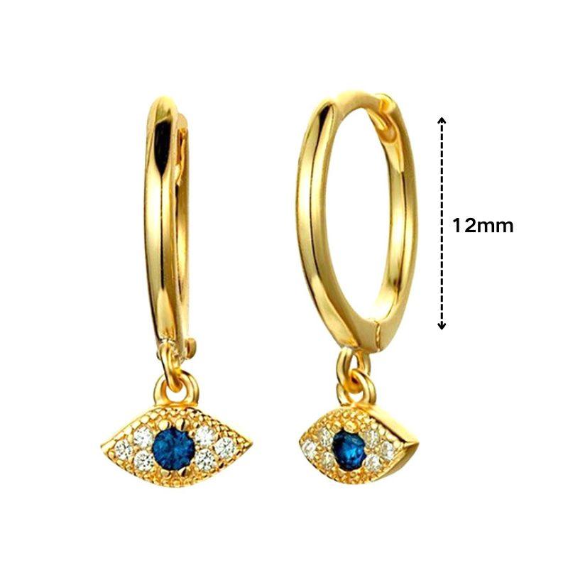 925 Silver Needle Square Pendant Hoop Earrings Vintage Gold Earrings For Women Shell Pendant Earring Fashion Jewelry Accessories