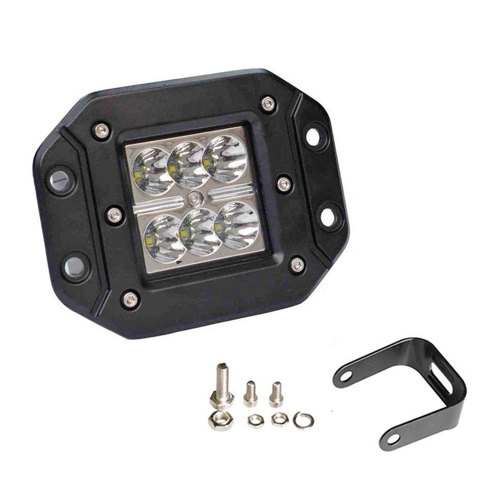 CE RoHS 4 Inch 12W LED Work Light 24V New Flood/Spot Beam 1200LM High Quality Durable Universal Fitment Motorcycle Tractor Boat