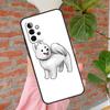 Cartoon Samoyed Dog Phone Case For Samsung Galaxy A55 A35 A25 A15 A52 A32 A12 A51 A71 A13 A33 A53 A14 A34 A54