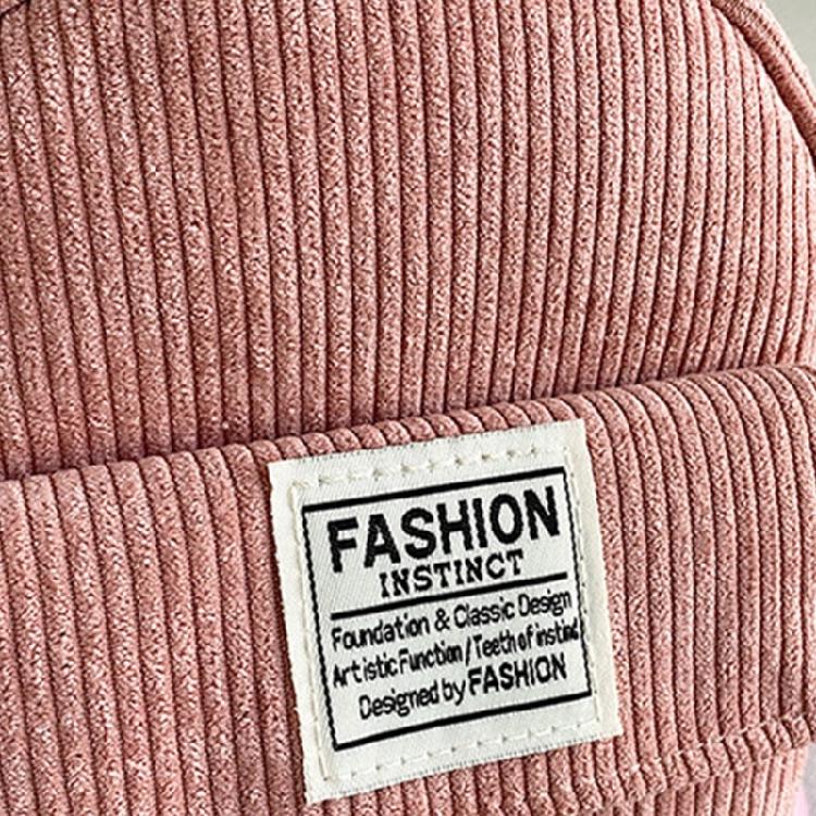 Damen Corduroy Rucksack Schüler Schultasche Reise Rucksack Mini Rucksack