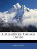 Libro A Memoir of Thomas Uwins