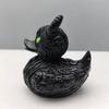 Devil Skull Duck Resin Figurine Gothic Home Decor Halloween Party Ornament