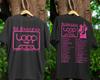 T-Shirt Ed Sheeran Loop Tour 2026, Date Concerti Nord America, Chitarra Cassetta Fronte e Retro, Merchandising Vintage Band, T-Shirt Grafica Unisex