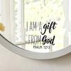 Removable Glass Decor for Home Inspirational Quote Decals Mirror, Motivational Saying Affirmation Stickers, Waterproof Wall Art Mirror Static Sticker