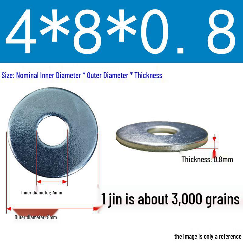 Galvanized Oversized Metal Washers M3-M60