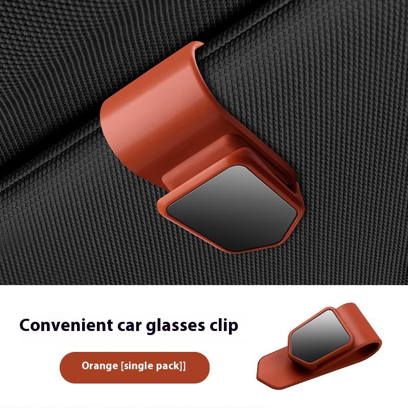 Car-Mounted Eyeglass Holder Interior Automobile Sunglasses Bracket Sunshade Storage Multi-Functional Vehicle Sunglass Clip