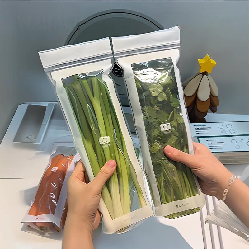 Fruits Vegetables Fresh-Keep Bags Reusable Refrigerator Storage Bags Thickened Leakproof Containers Kitchen Sealed Packaging Bag