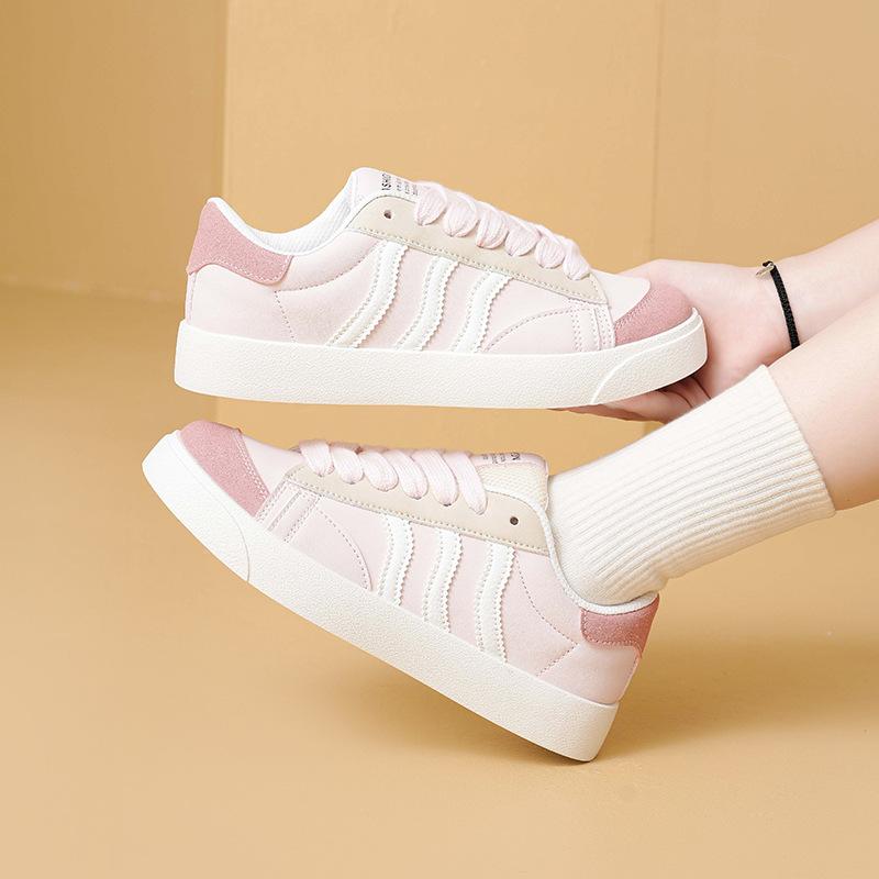 Autumn new ins trendy student sports board shoes street shooting casual shoes JC 35 розовый